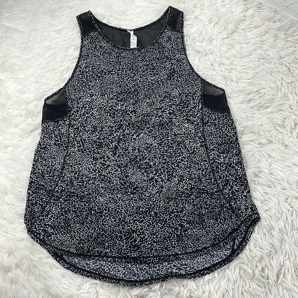 Lululemon Sculpt Tank II Polar Shift Alpine White Black